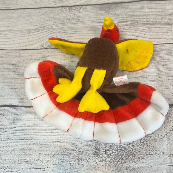 TY Beanie Baby – GOBBLES the Turkey (5.5 in) - Picture 5 of 9